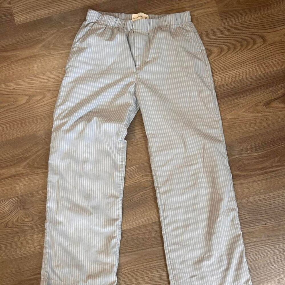 Abercrombie-fitch Grey and Cream Trousers